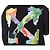Off White Multicolor Brush Painted Arrow Hoodie - Ansicht 29