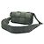 Bottega Veneta Borsa a Tracolla Medium Tech Cassette in Nylon Imbottito Intrecciato Dark Khaki - vista 3