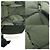 Bottega Veneta Borsa a Tracolla Medium Tech Cassette in Nylon Imbottito Intrecciato Dark Khaki - vista 7