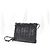 Bottega Veneta Borsa a tracolla piccola Dust Intrecciato nera - vista 3