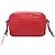 Prada Borsa a tracolla in vitello morbido rosso - vista 4