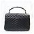 Autre Marque Classic Monogram Medium Satchel gesteppt Schwarz - Ansicht 4