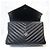 Autre Marque Classic Monogram Medium Satchel gesteppt Schwarz - Ansicht 8
