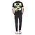 Off White T-Shirt mit Neon-Velours-Schriftzug - Ansicht 12