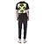 Off White T-Shirt mit Neon-Velours-Schriftzug - Ansicht 16