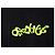 Off White T-Shirt mit Neon-Velours-Schriftzug - Ansicht 20