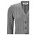 Thom Browne Merinowolle V-Ausschnitt Cardigan Grau - Ansicht 3