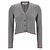 Thom Browne Merinowolle V-Ausschnitt Cardigan Grau - Ansicht 6