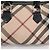 Burberry Borsa Boston Nova Check in vernice - vista 3