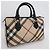 Burberry Borsa Boston Nova Check in vernice - vista 5