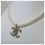 Chanel Collana Choker in Perle e Cristalli Gold Ivory - vista 4