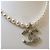 Chanel Collana Choker in Perle e Cristalli Gold Ivory - vista 5