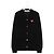 Comme Des Garcons Play Red Heart Strick-Cardigan Black AX