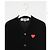 Comme Des Garcons Play Red Heart Strick-Cardigan Black AX - Ansicht 3