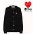Comme Des Garcons Play Red Heart Strick-Cardigan Black AX - Ansicht 4