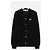 Comme Des Garcons Play Red Heart Strick-Cardigan Black AX - Ansicht 5