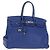 Hermès Hermes Birkin Blue Clemence con Palladium Hardware 35