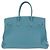 Hermès Hermes Birkin Blue Clemence con Palladium Hardware 35 - vista 2
