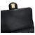 Borsa a tracolla con catena Chanel in pelle d'agnello nera - vista 8