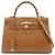 Hermès Hermes Kelly Brown Courchevel with Gold Hardware 32