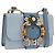 Miu Miu Madras Crystal Buckle Leather Small
