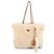 Borsa Tote Prada in camoscio beige