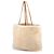 Borsa Tote Prada in camoscio beige - vista 2