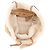 Borsa Tote Prada in camoscio beige - vista 5