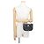Borsa a tracolla con catena Chanel in lambskin nero - vista 4