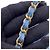 Borsa a spalla Chanel Matelassé Flap Small in denim - vista 13