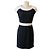Escada Bicolour Kleid Schwarz-Weiß aus Viskose