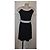 Escada Bicolour Kleid Schwarz-Weiß aus Viskose - Ansicht 2