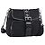 Double Prada Borsa a Tracolla Tessuto con Doppia Tasca Medium