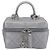 Chanel Classic Top Handle Vanity Case mit Kette aus gestepptem Lammleder Mini