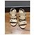 Sandali Chanel CC Turnlock in pelle beige - vista 11