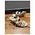 Sandali Chanel CC Turnlock in pelle beige - vista 7