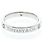 Tiffany & Co. Anello Logo in Platino e Diamanti 4mm