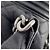 Borsa a tracolla Chanel Black Matelassé con catena - vista 15