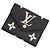 Portafoglio tri-fold Louis Vuitton in Cream e Noir