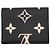 Portafoglio tri-fold Louis Vuitton in Cream e Noir - vista 3