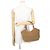 Borsa Miu Miu Ivy in Camel - vista 4