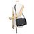 Borsa a tracolla Chanel Matelassé Black Chain - vista 5