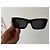 Prada Gafas de sol rectangulares de acetato negro - vista 2