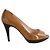Tacchi Prada in pelle color camel