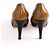Tacchi Prada in pelle color camel - vista 2
