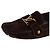 Mocassini Louis Vuitton Marroni Camoscio Taglia 38 - vista 4