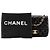 CHANEL - Borsa a tracolla Classique/Timeless Mini Square Chanel in pelle liscia nera - vista 9