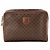Céline CELINE - Necessaire Celine in tela macadam marrone vintage