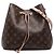 Borsa a secchiello Louis Vuitton Monogram Neonoe MM Marrone