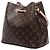Borsa a secchiello Louis Vuitton Monogram Neonoe MM Marrone - vista 2